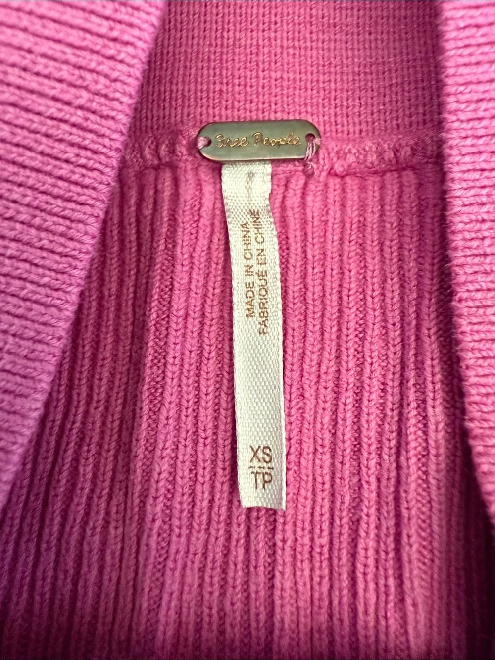 Free People x Revolve Pink Skyline Ribbed Midi Skirt Size XS
